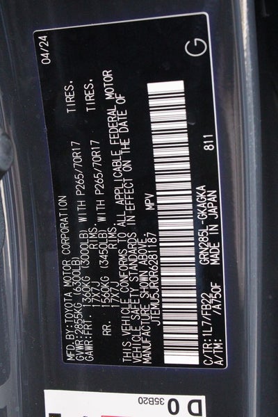 2024 Toyota 4RUNNER SR5