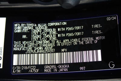 2024 Toyota 4RUNNER TRD Off-Road