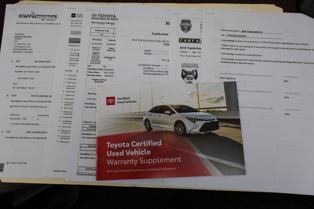 2018 Toyota RAV4 LE