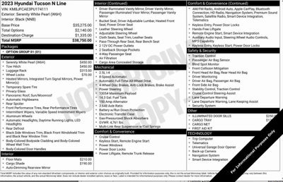 2023 Hyundai Tucson N Line