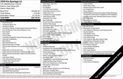 2020 Kia Sportage LX