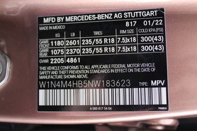 2022 Mercedes-Benz GLB-Class GLB 250 4MATIC®