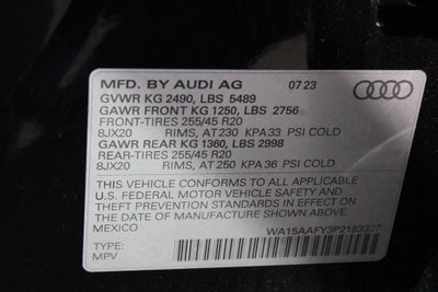 2023 Audi Q5 45 S line Premium quattro