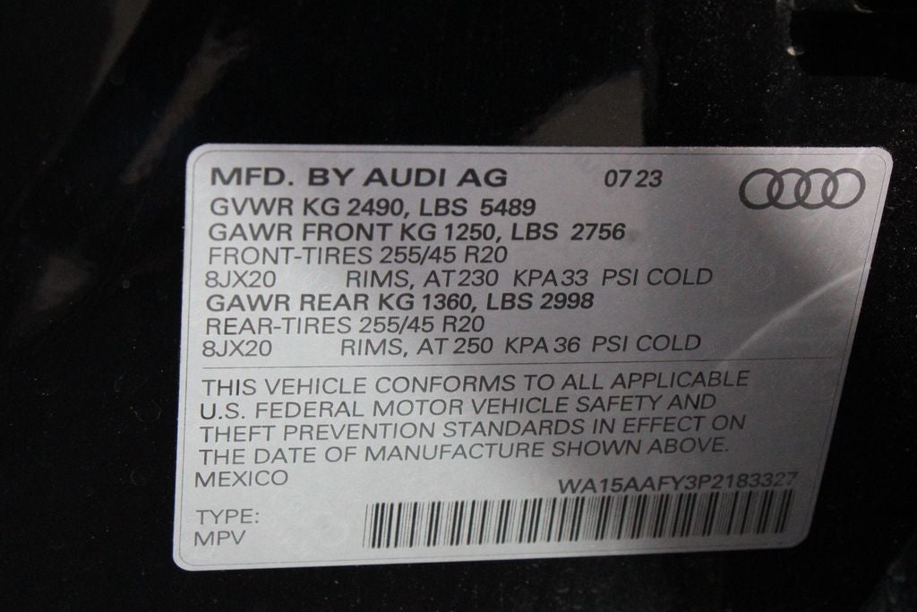 2023 Audi Q5 45 S line Premium quattro