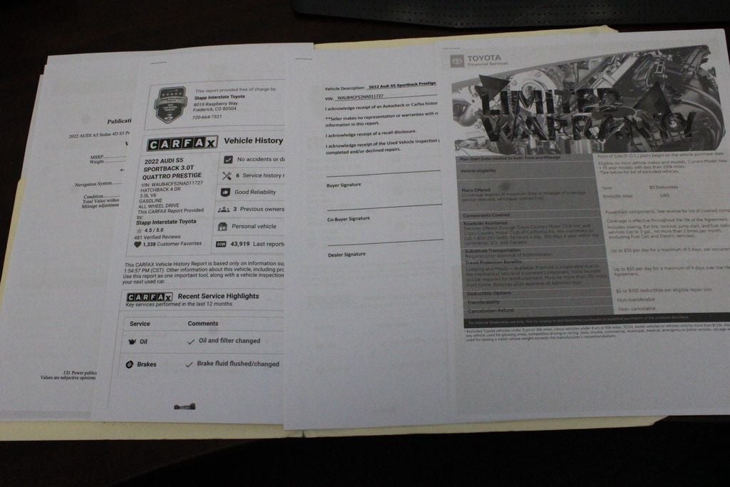 2022 Audi S5 Prestige quattro