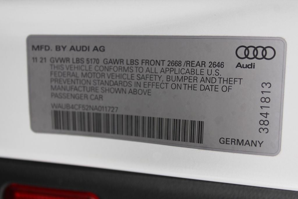 2022 Audi S5 Prestige quattro