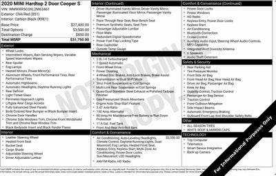 2020 MINI Hardtop 2 Door Cooper S