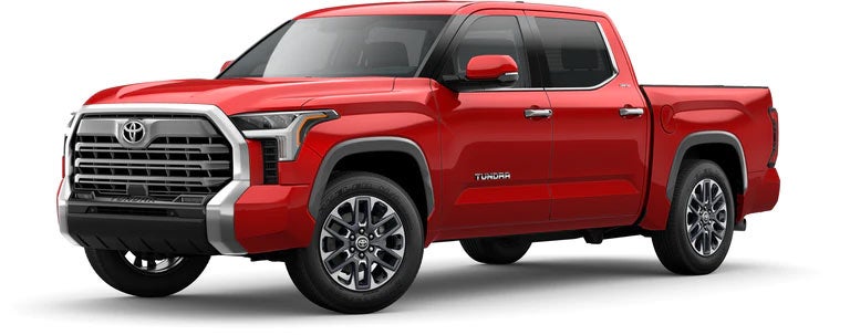 2022 Toyota Tundra Limited in Supersonic Red | Stapp Interstate Toyota in Frederick CO