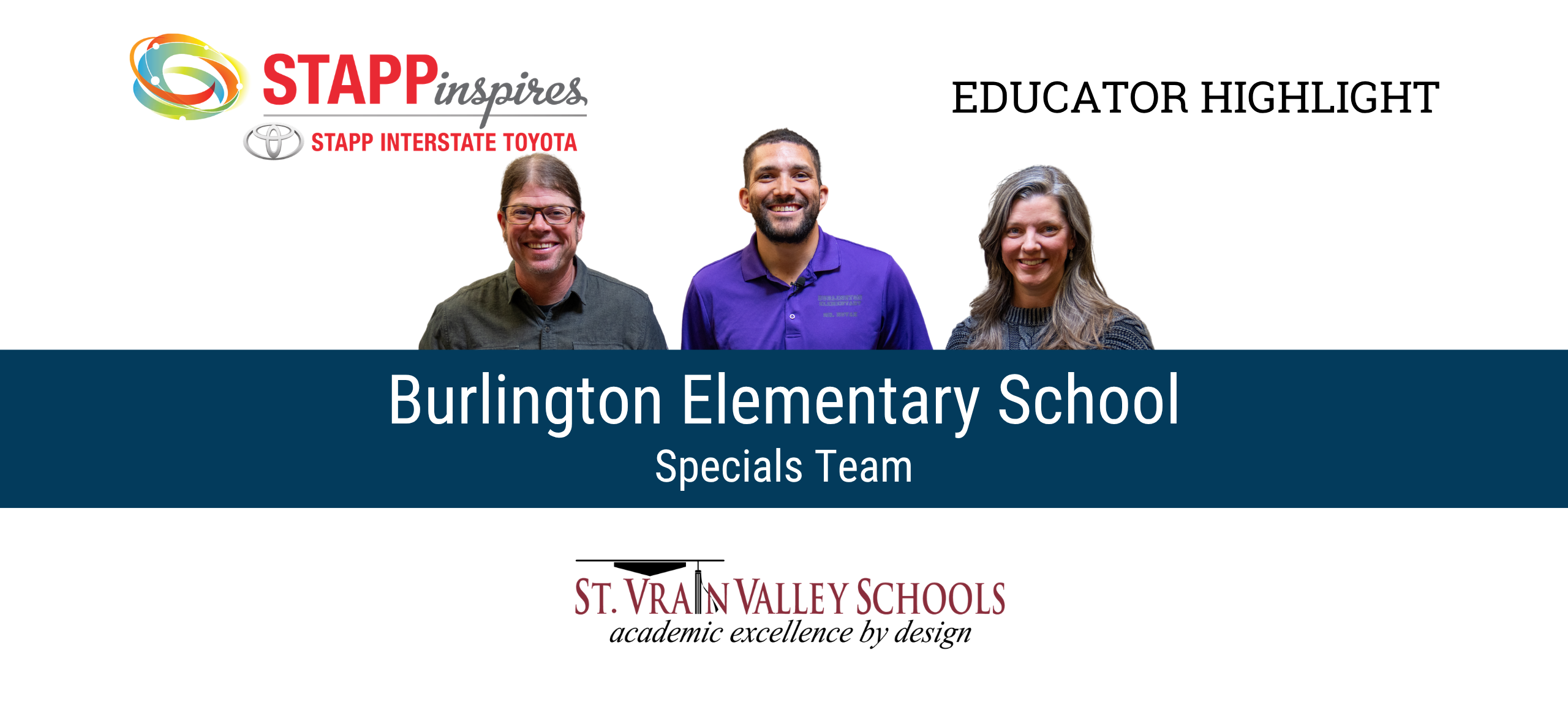 Burlington Elementary School- Specials Team
