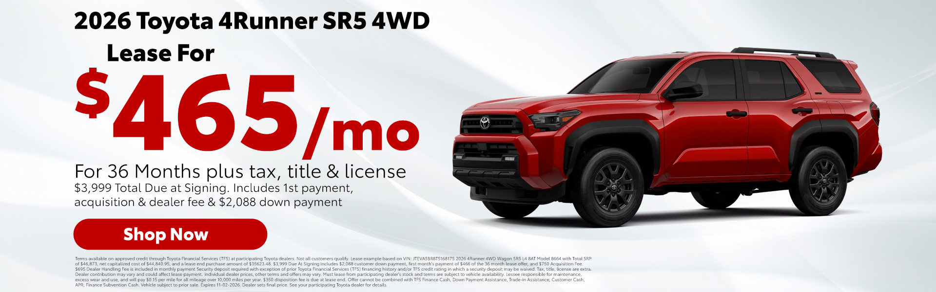October offer