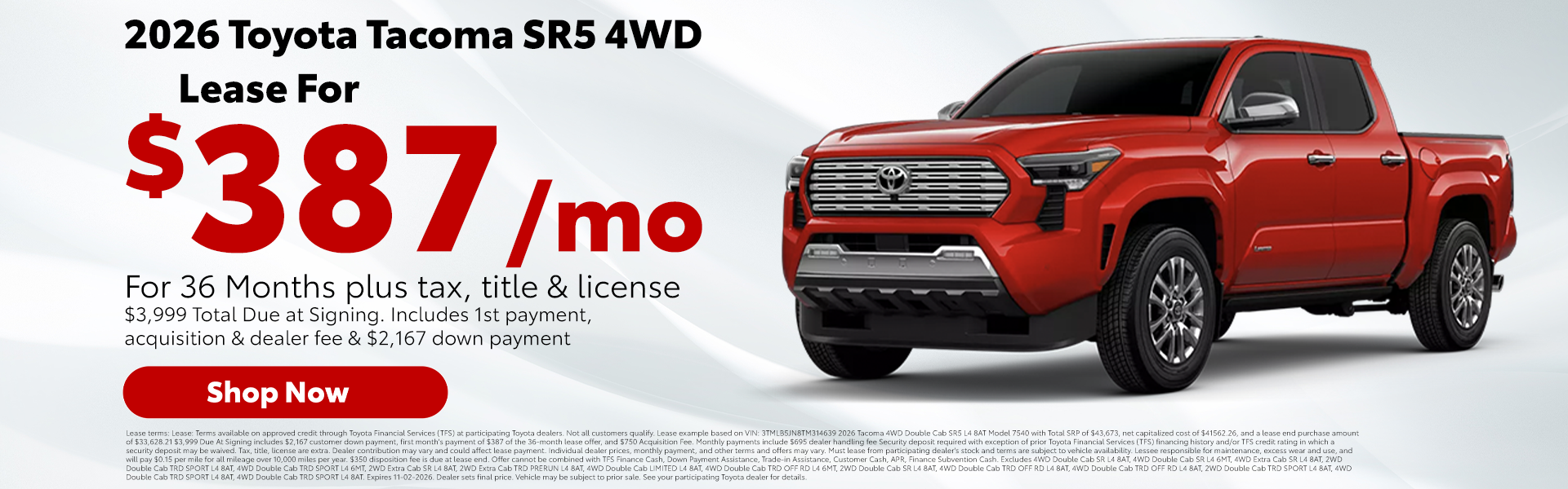 October offer