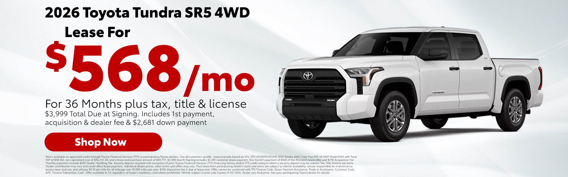 October offer